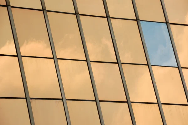 Fondo del panel de fachada de vidrio — Foto de Stock