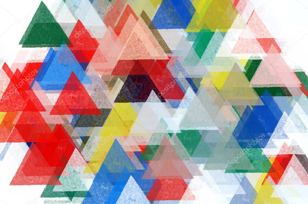 Triangles pattern illustration