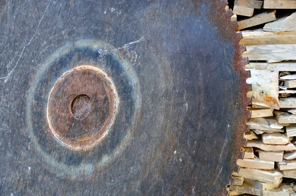 Винтажное мраморное режущее колесо — стоковое фото