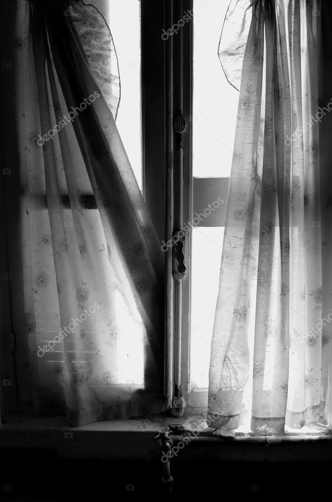 Ragged window curtains