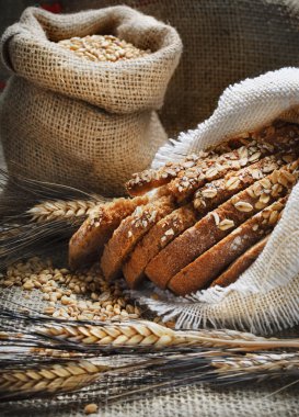ekmek ve buğday kulaklar