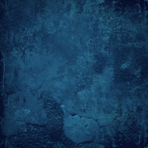 Blauwe grunge muur — Stockfoto