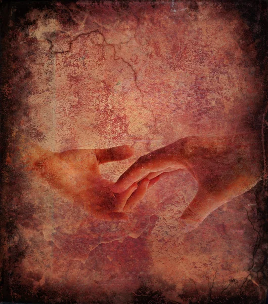 Dotknięcie rąk — Zdjęcie stockowe