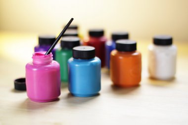 Paints of various colors