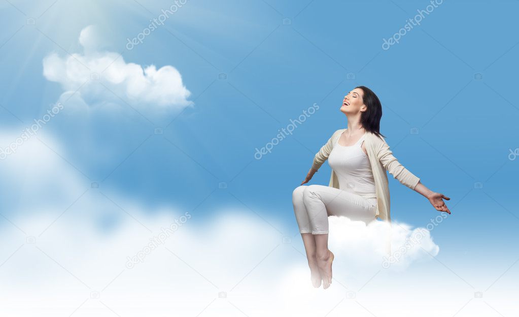 Sitting on a cloud