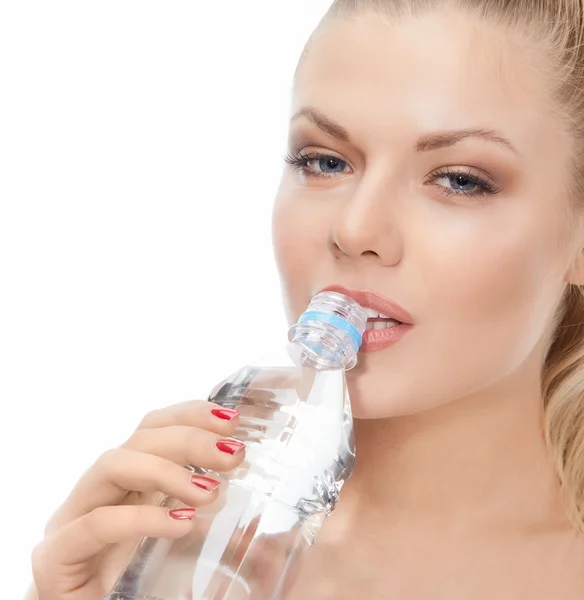 stock image Beauty portrait with water