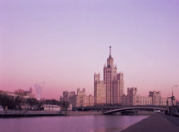 Вечер в Москве — стоковое фото