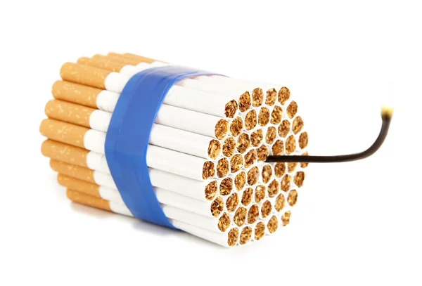 Cigarette bomb Stock Photo