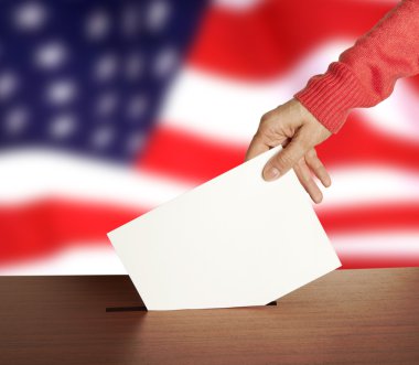 Vote on Flag of USA clipart