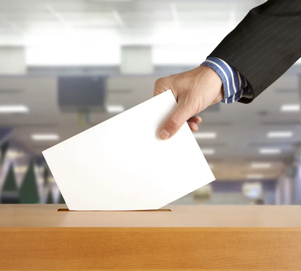 Voting ballot — Stock Photo, Image