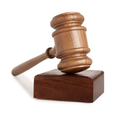 Gavel Isolated clipart