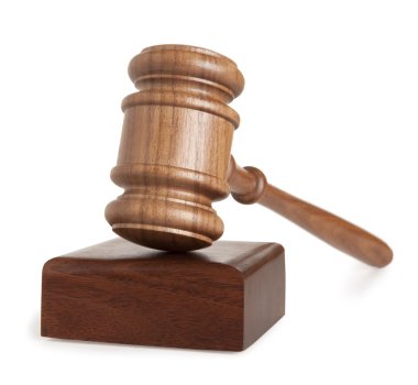 Gavel Isolated clipart