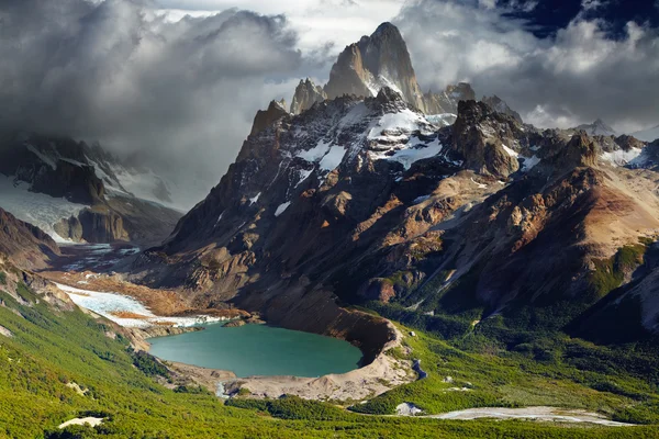 Mount fitz roy, patagonia, Argentinië Stockafbeelding