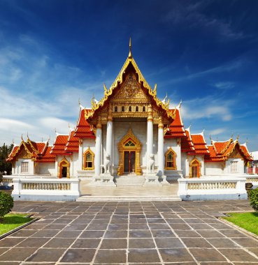 Marble Temple in Bangkok clipart