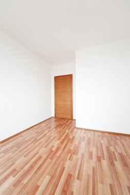 Kapısı olan boş bir oda