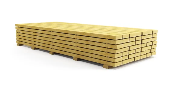 Stack of planks — Stock Photo, Image