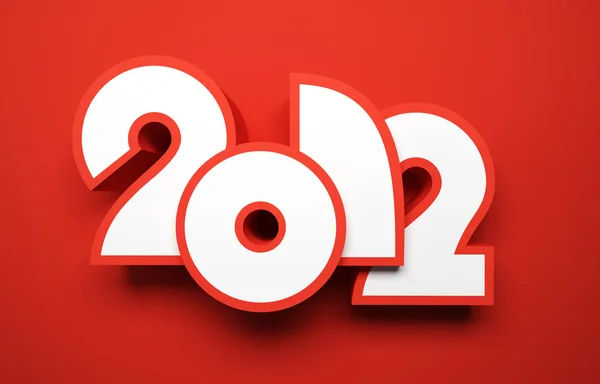 Новий рік 2012 — стокове фото
