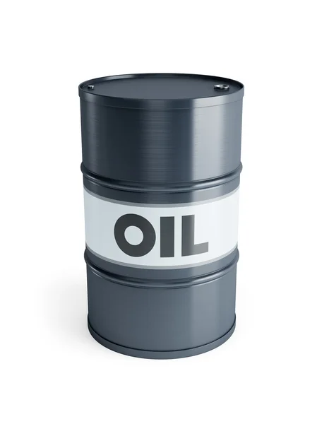 Steel oil barrel — Stock Photo, Image