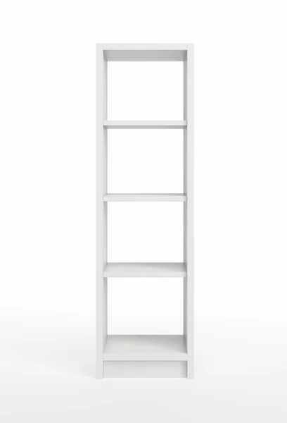 White bookcase — Stock Photo, Image