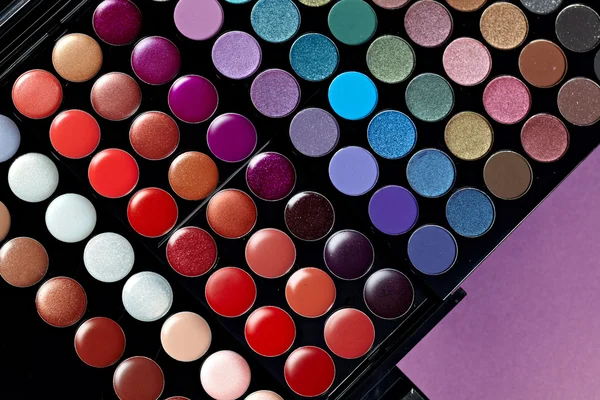 stock image Make-up colorful eyeshadow palettes