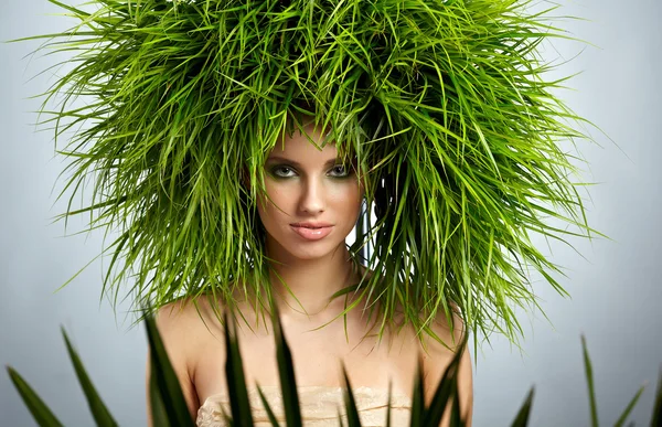 stock image Ecology woman, green concept