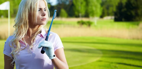 Жіноче гольф — стокове фото