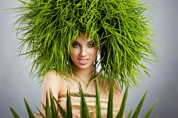 Stock image Ecology woman, green concept