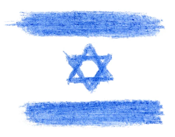 Bandeira de israeli — Fotografia de Stock