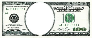 One hundred dollars without a portrait