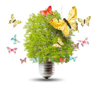 Green energy concept clipart