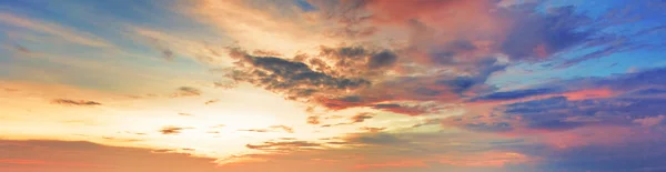Krásná obloha západu slunce — Stock fotografie