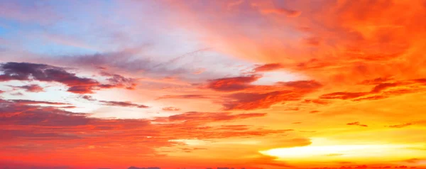 美丽的日落天空 — 图库照片