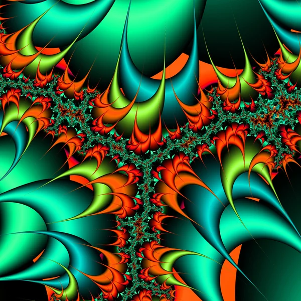 Abstracte fractal achtergrond — Stockfoto