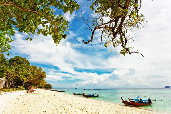 Exotischer tropischer Strand. — Stockfoto