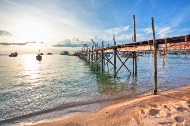 tekne tropikal deniz. Tayland