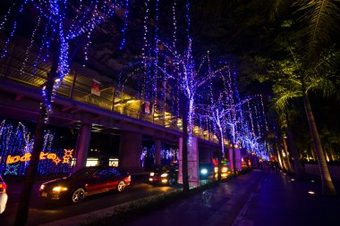 Bangkok gece aydınlatma