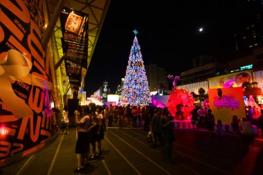 Bangkok gece aydınlatma