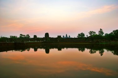 Angkor Wat Tapınağı 'nda gün doğumu, Kamboçya