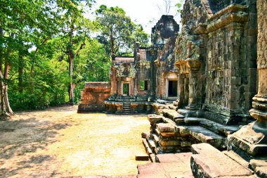 Antik khmer Budist tapınağı angkor wat kompleksi içinde