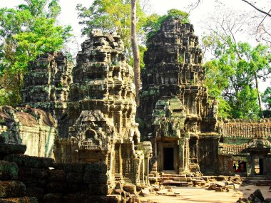 Antik khmer Budist tapınağı angkor wat kompleksi içinde