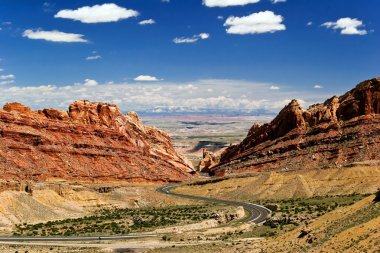 Landscape of Utah state. USA clipart