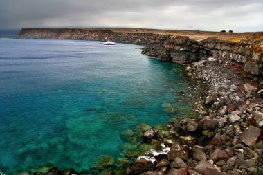 okyanus büyük adada görüntüleyin. Hawaii