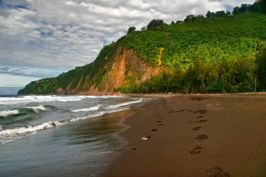 okyanus büyük adada görüntüleyin. Hawaii