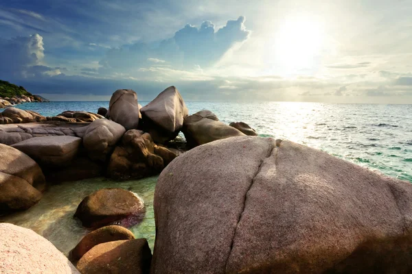 이국적 인 열대 해변. — 스톡 사진