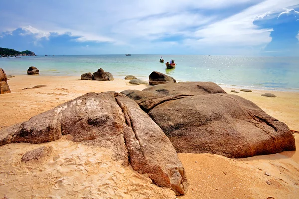异国情调的热带海滩。泰国 — 图库照片
