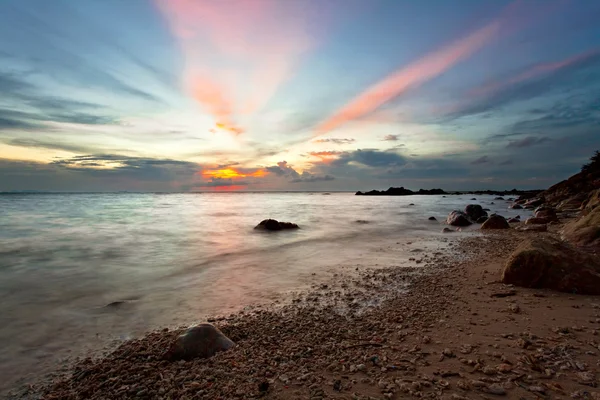Тропічних барвисті захід сонця . — стокове фото