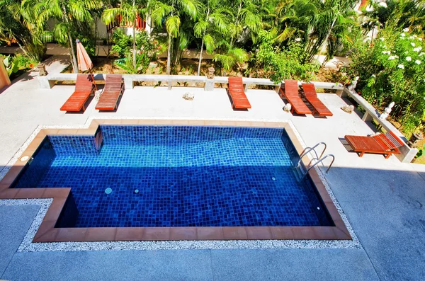 Small resort pool — Stock Photo, Image