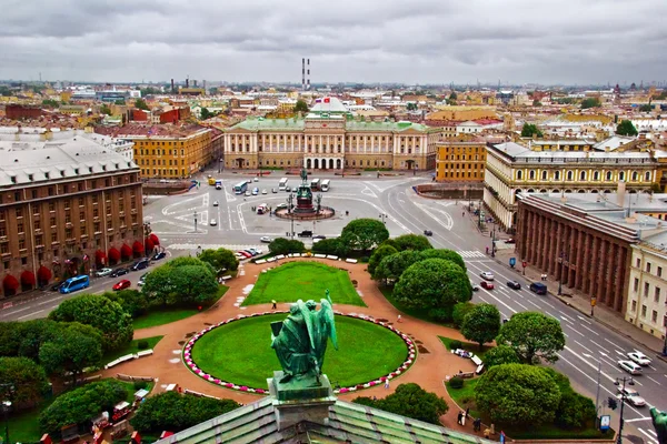 Vista cupa su San Pietroburgo , — Foto Stock