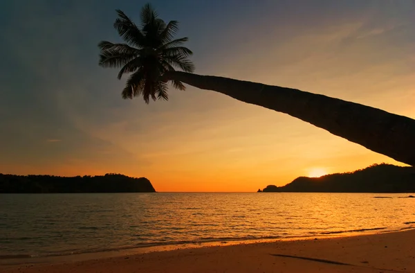 Renkli sunset Beach — Stok fotoğraf