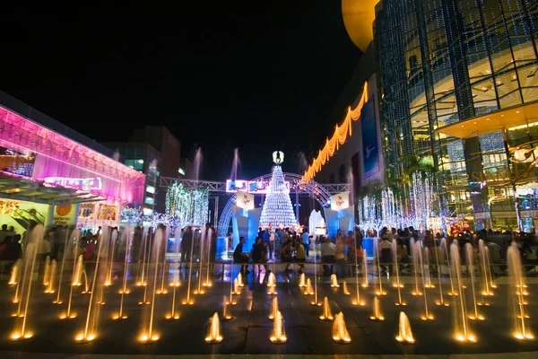 Nocne oświetlenie Bangkok — Zdjęcie stockowe